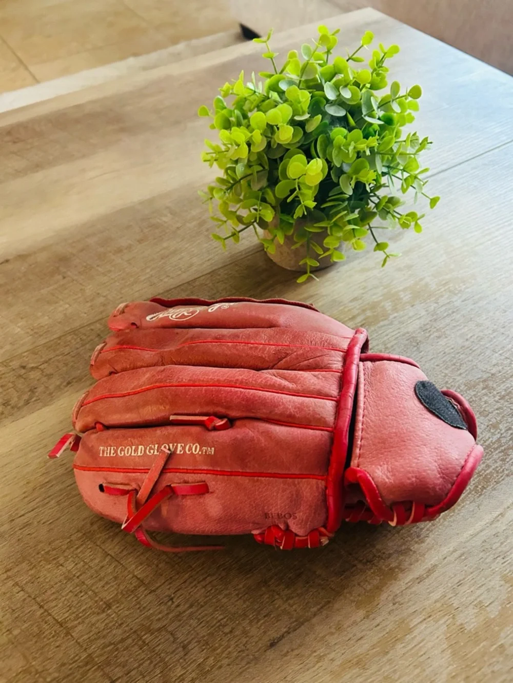 Rawlings Highlight 12inch Red Leather Women's Glove - Picture 2 of 4